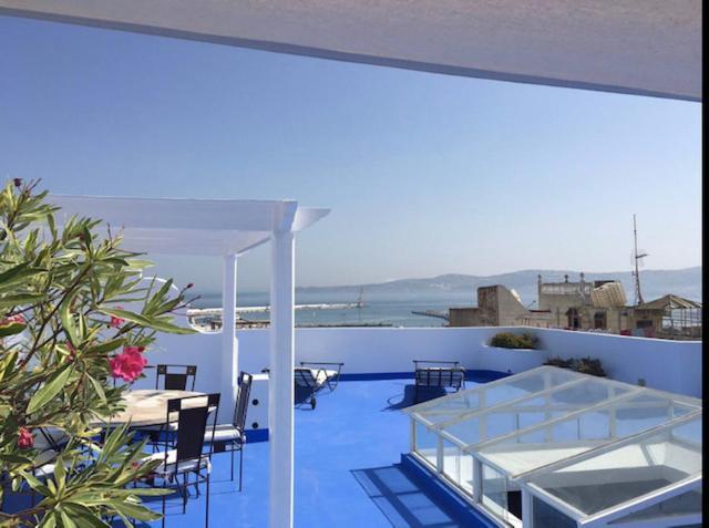 Tanger *Riad El Pacha* Riad Avec Vu Sur La Mer Exteriör bild